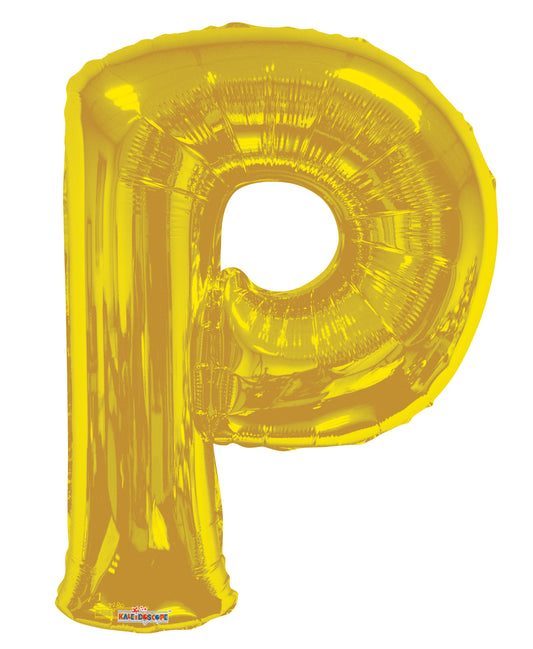 34" Letter P Gold