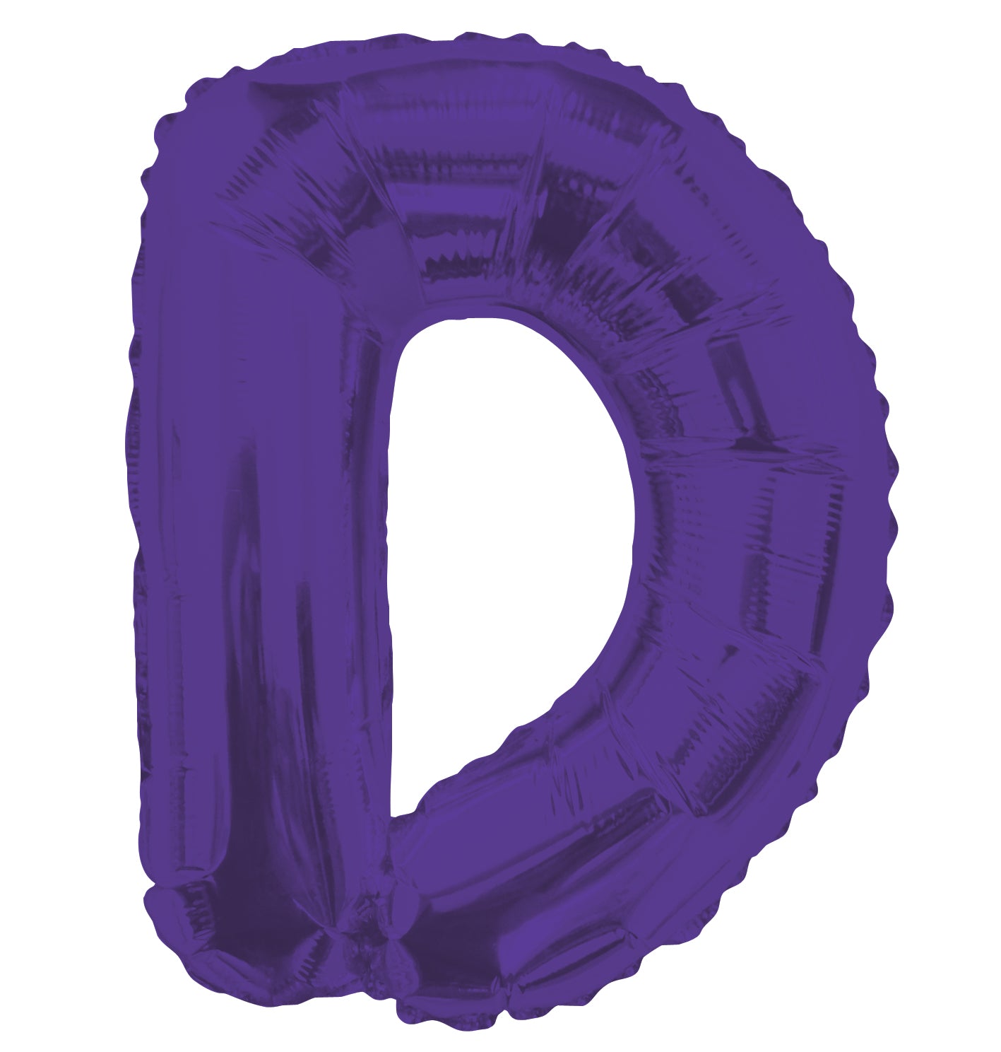 14" Letter D Purple