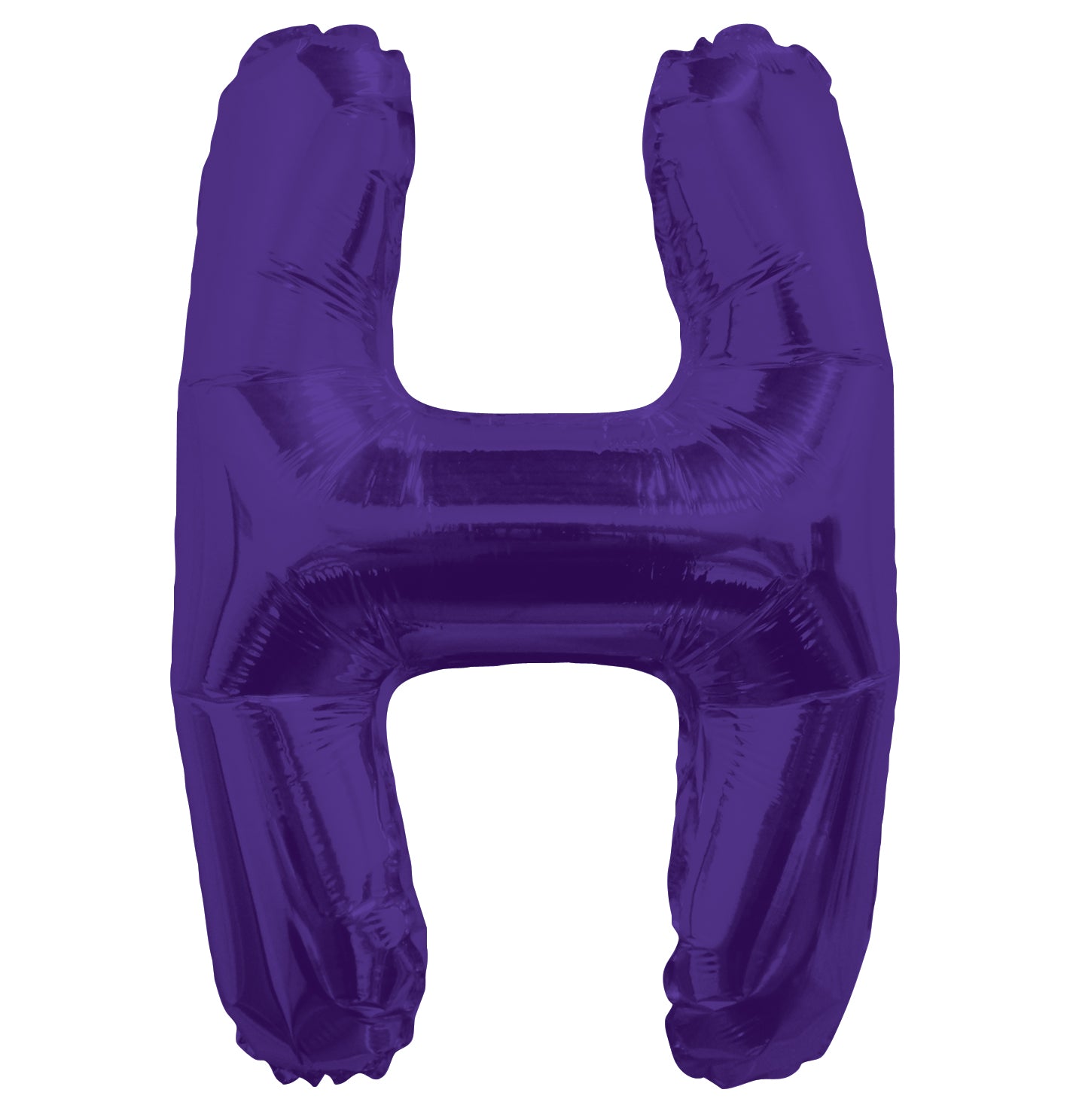 14" Letter H Purple