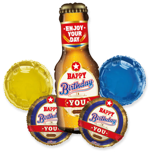 Birthday Beer Bouquet - Assortment (6 pcs)