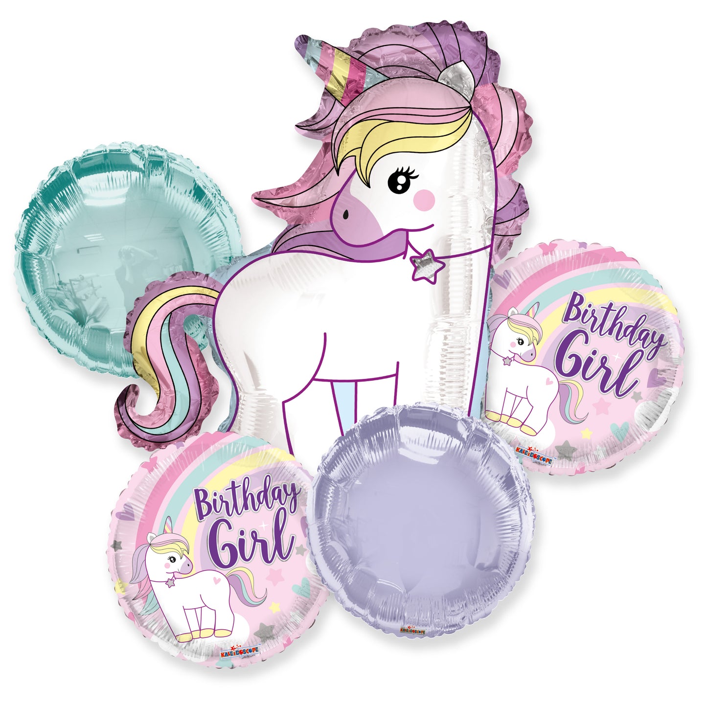 Birthday Girl Unicorn Bouquet - Assortment (5 pcs)